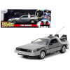 DeLorean Brushed Metal Time Machine with Lights