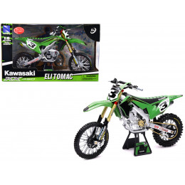 Kawasaki KX 450F Dirt Bike Motorcycle #3 Eli Tomac Green and Black 