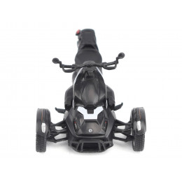 Can-Am Ryker Rally 3-Wheel Motorcycle Ghost Black 1/32 Diecast Model by BRP Models