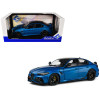 2022 Alfa Romeo Giulia GTA Anodized Blue Metallic with Carbon Top 1/18 Diecast Model Car by Solido