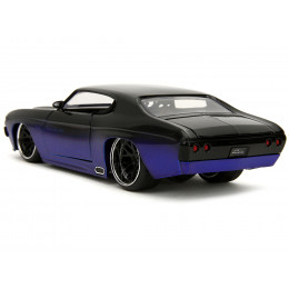 1971 Chevrolet Chevelle SS Black and Blue 