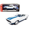 1972 Ford Mustang Sprint White with Blue Stripes