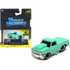 1972 Chevrolet C10 Pickup Truck Light Green 1/64 Diecast Model Car by Muscle Machines