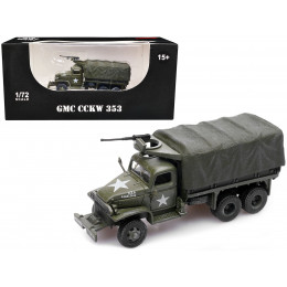 GMC CCKW 353 Truck With Mounted Gun Olive Drab 