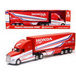 Kenworth Semi-Truck Red and White 