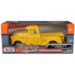 1957 Chevrolet 3100 Stepside Pickup Truck Yellow 