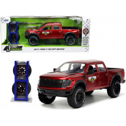2011 Ford F-150 SVT Raptor Pickup Truck Candy Red Metallic 