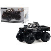 1974 Ford F-250 Monster Truck with 66-Inch Tires Black Bandit Edition