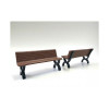 Bench Accessory 2 Piece Set for 1/18 Scale Models by American Diorama