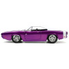 1970 Dodge Charger R/T Purple Metallic with White Top and Tail Stripe