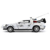 DMC DeLorean Time Machine Brushed Metal (Frost Version) with Lights