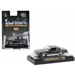 1987 Buick Regal Limited Lowrider Black with Silver Graphics 