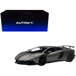 Lamborghini Aventador LP750-4 SV Grigio Titans/ Matt Grey 1/18 Model Car by Autoart