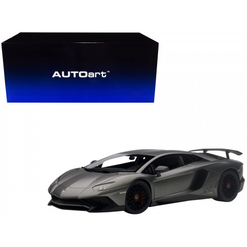 Lamborghini Aventador LP750-4 SV Grigio Titans/ Matt Grey 1/18 Model Car by Autoart