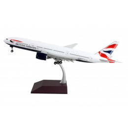 Boeing 777-200ER Commercial Aircraft with Flaps Down 