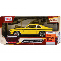 1971 Mercury Comet GT Yellow with Black Stripes 
