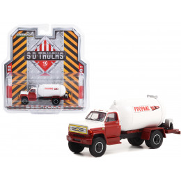 1985 Chevrolet C-65 Propane Truck Red and White 