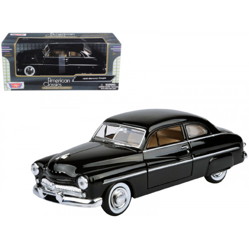 1949 Mercury Black 1/24 Diecast Model Car by Motormax