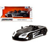 Porsche Carrera GT Convertible #05 Black with White Graphics