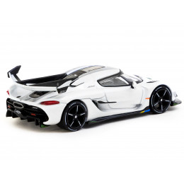 Koenigsegg Jesko Attack White Metallic with Tarmac Cards 