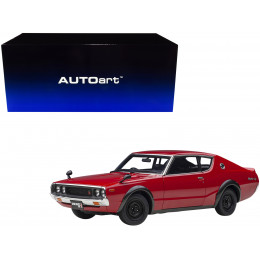 Nissan Skyline 2000GT-R (KPGC110) RHD (Right Hand Drive) Red 1/18 Model Car by Autoart