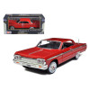 1964 Chevrolet Impala Red 1/24 Diecast Model Car by Motormax