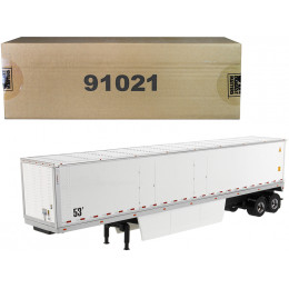 53' Dry Cargo Van Trailer White 