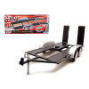 Diecast Tandem Car Trailer Black for 1/24 Scale Models by Motormax