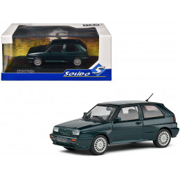 1989 Volkswagen Golf Rallye G60 Green Metallic 1/43 Diecast Model Car by Solido