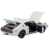 Nissan Skyline 2000GT-R (KPGC110) Tuned Version RHD (Right Hand Drive) White 1/18 Model Car by Autoart
