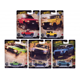 'HW Off Road' 5 piece Set 'Car Culture' 2024 Series H Diecast Model Cars by Hot Wheels