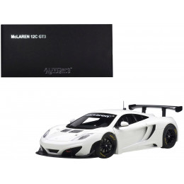Mclaren 12C GT3 White 1/18 Diecast Model Car by Autoart