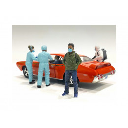 Hazmat Crew Figurine V for 1/24 Scale Models by American Diorama