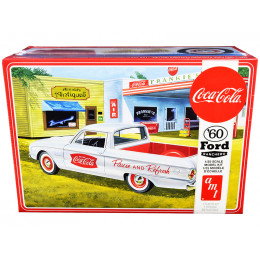 Skill 3 Model Kit 1960 Ford Ranchero with Vintage Ice Chest and Two Bottle Crates 
