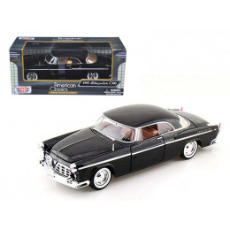 1955 Chrysler C300 Black 1/24 Diecast Model Car by Motormax