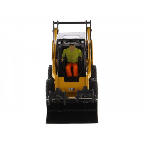 CAT Caterpillar 272D3 Skid Steer Loader with Operator Yellow 