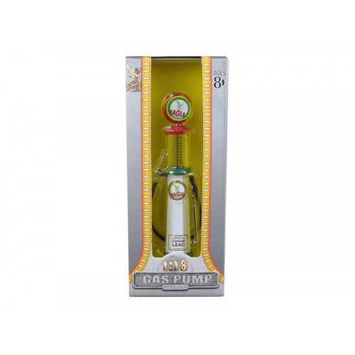 Eagle Gasoline Vintage Gas Pump Cylinder 1/18 Diecast Replica by Road Signature
