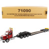 Western Star 49X SBFA Tridem Axle Heavy-Haul Tractor with XL 120 Low-Profile HDG Trailer Red and Black