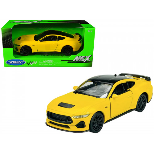 2024 Ford Mustang GT 5.0 Yellow with Black Top 