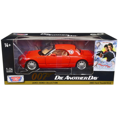 2002 Ford Thunderbird Orange James Bond 007 