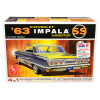 Skill 2 Model Kit 1963 Chevrolet Impala SS Hardtop 4 in 1 Kit 1/25 Scale Model by AMT
