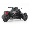 Can-Am Spyder F3 3-Wheel Motorcycle Steel Black Metallic 1/32 Diecast Model by BRP Models