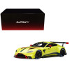 2018 Aston Martin Vantage GTE Le Mans PRO Presentation Car Lemon Green Metallic with Carbon and Red Accents