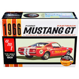 Skill 2 Model Kit 1966 Ford Mustang GT Fastback 1/25 Scale Model by AMT