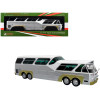 Sultana TM 44-18 SP Panoramico Coach Bus White with Silver Sides