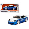 Porsche 911 GT3 RS (996) #845 White and Blue Metallic