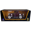 1932 Ford 3-Window Coupe Burgundy with Black Top 1/18 Diecast Model Car by Road Signature