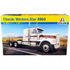 Skill 3 Model Kit Western Star Classic 4964 Truck Tractor 1/24 Scale Model by Italeri