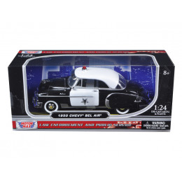 1950 Chevrolet Bel Air Police 1/24 Diecast Model Car by Motormax