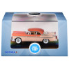 1955 Chrysler New Yorker Deluxe St. Regis Desert Sand and Canyon Tan 1/87 (HO) Scale Diecast Model Car by Oxford Diecast